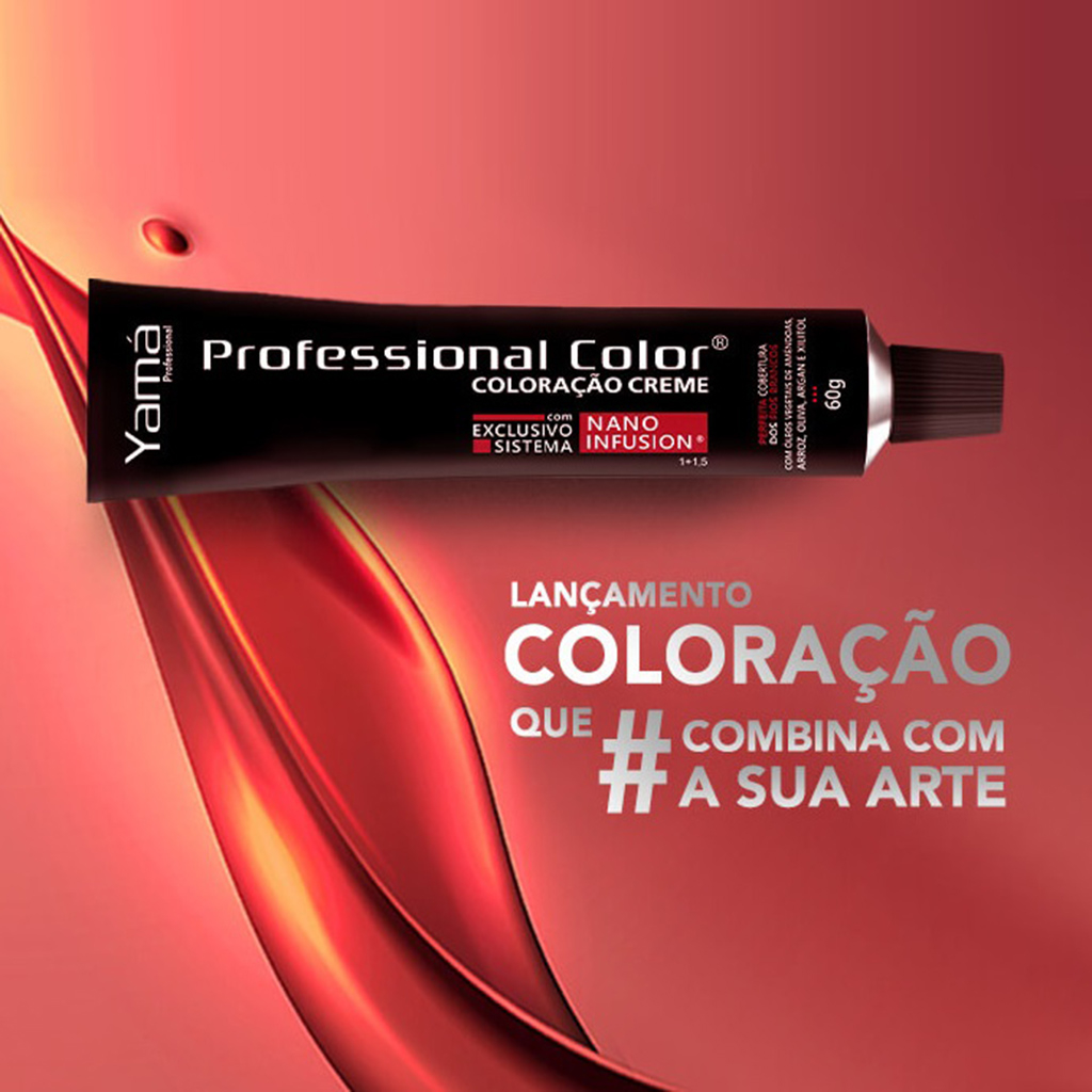 Coloracao Yama Profissional Color Nano Infusion 6.0 Louro Escuro