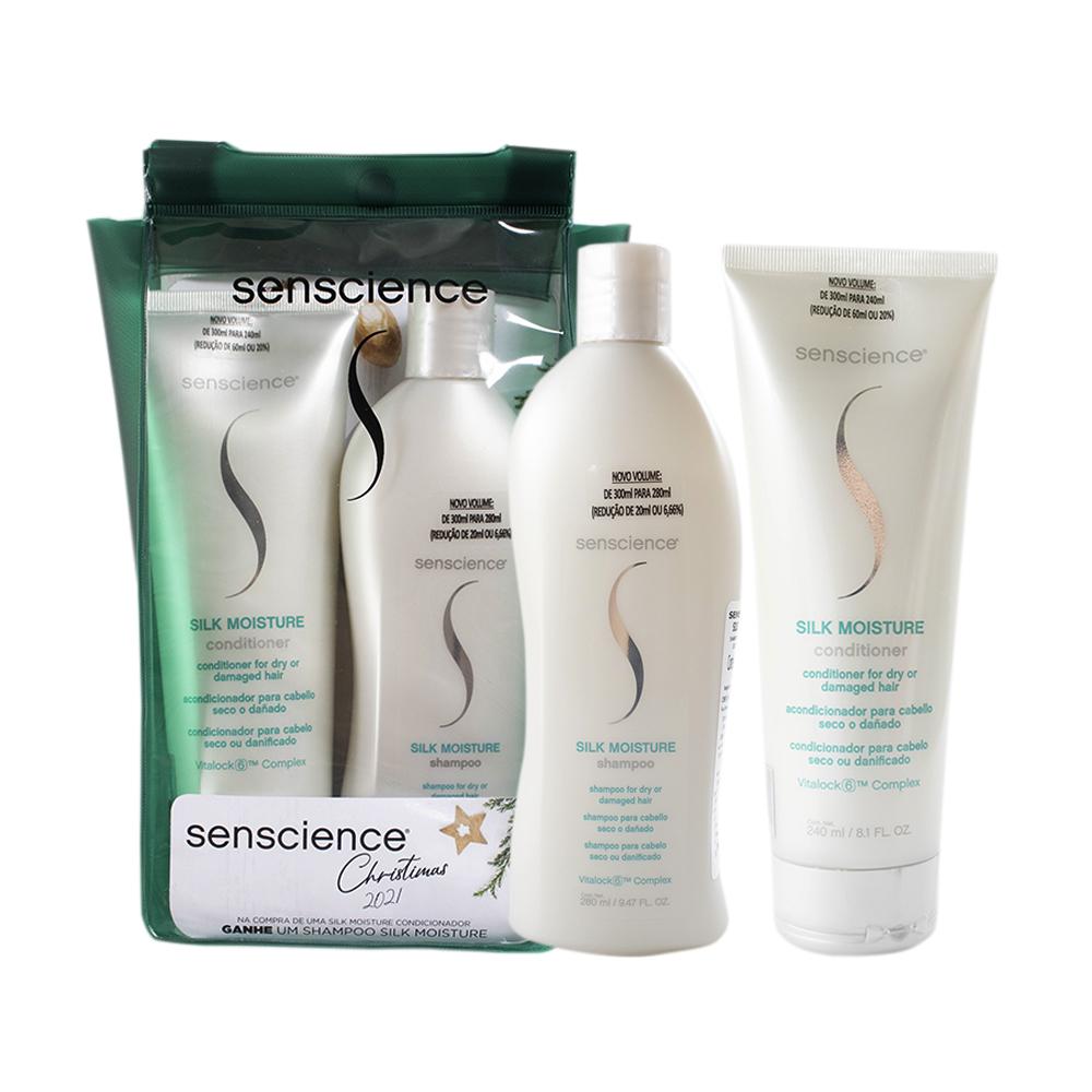 KIT SENSCIENCE Shampoo 280ml + Condicionador 240ml SILK MOISTURE