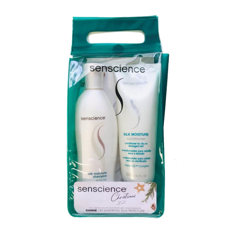 KIT SENSCIENCE Shampoo 280ml + Condicionador 240ml SILK MOISTURE